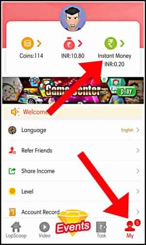 Lopscoop App Refferal Code Earn ₹10 For Signup Per Refer Proof