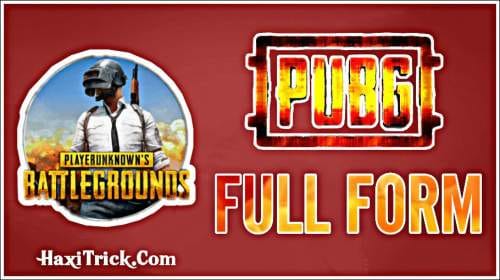 PUBG Ki Full Form Kya Hai In Hindi Meaning