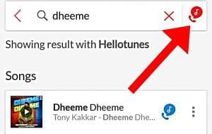 Search Your Favorite Hello Tune In Airtel Wynk Music App Hindi