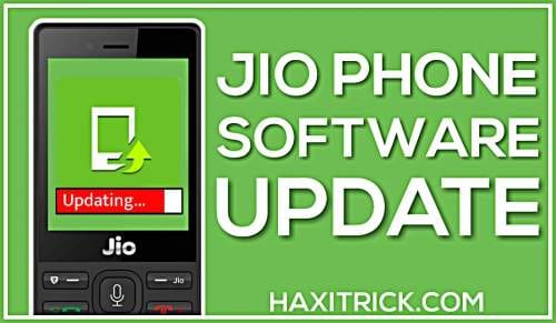 jio phone software upadate kare