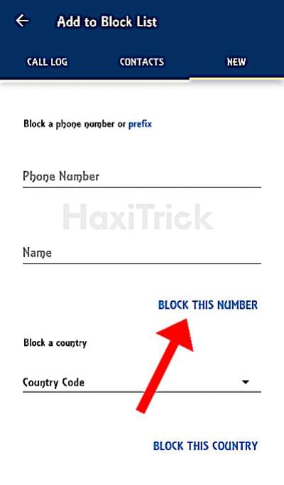 Block List in Jio Security Software