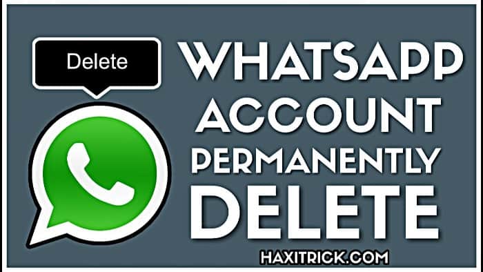 whatsapp account delete