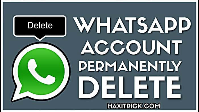 whatsapp account delete