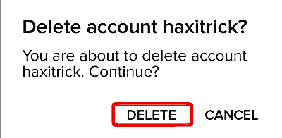 Finally Tik Tok Account Deleted