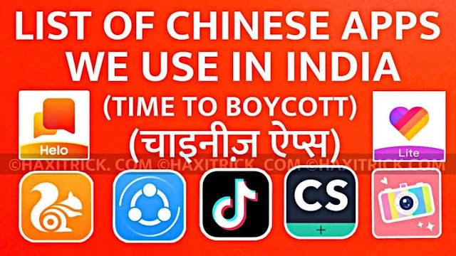 List of Chinese Apps We Use in India 2020 and Their Alternative