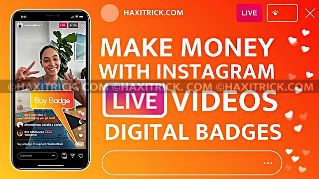 Make Money With Instagram Live Video Using Digital Heart Badge Hindi