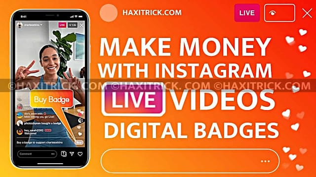 make money ig live badge