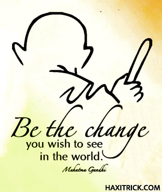 Quotation of Mahatma Gandhi in English