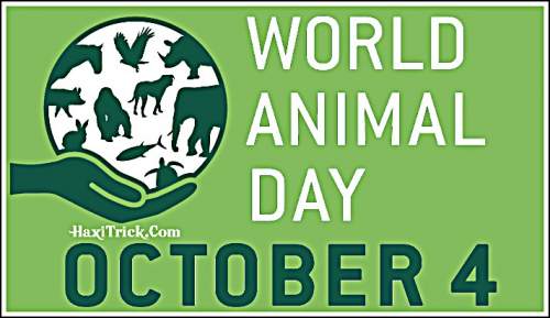 विश्व पशु दिवस - 04 अक्टूबर 2023