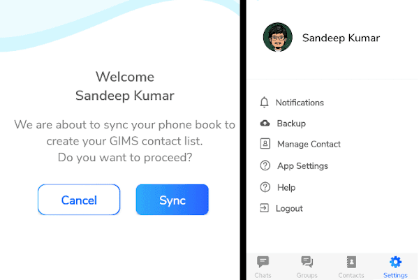 Sandes App Features in hindi