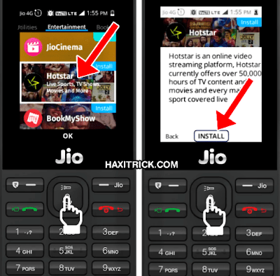 Install JioCinema App in Jio Phone
