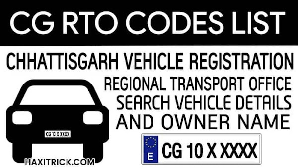 Chhattisgarh Vehicle Registration (CG RTO Code)
