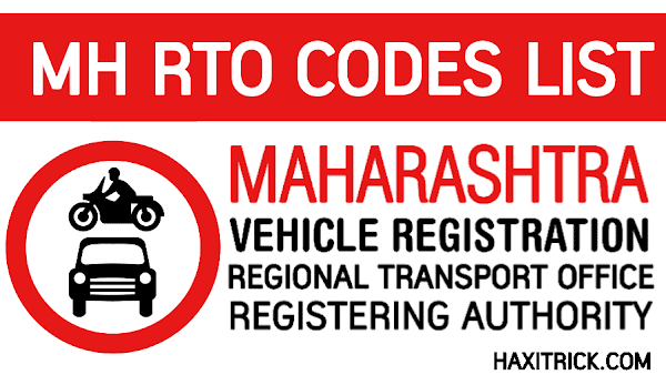 mh rto codes list