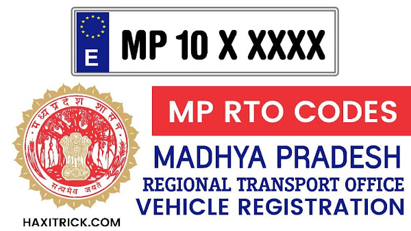 Madhya Pradesh MP RTO Codes List