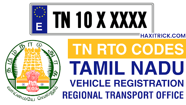 Tamilnadu TN RTO Codes List