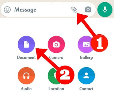 Send Images as Document on Whatsapp