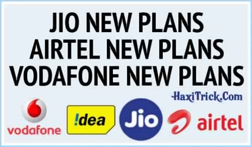 Airtel, Vodafone-Idea And Jio New Recharge Plans 2025