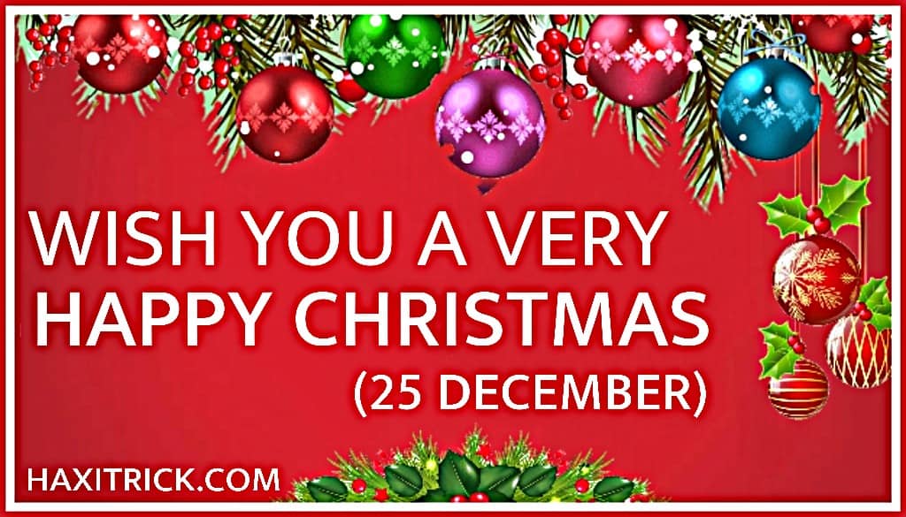Wish You a Very Happy Christmas Wallpaper