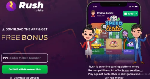 rush app free paisa kamane wala gaming app