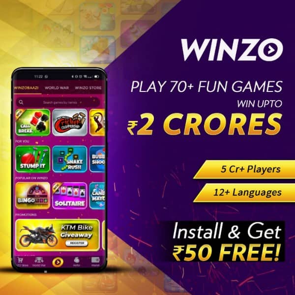 WinZo Game Khel Kar Paise Kamane Wala