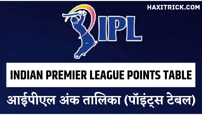 Indian Premier League Points Table 2023