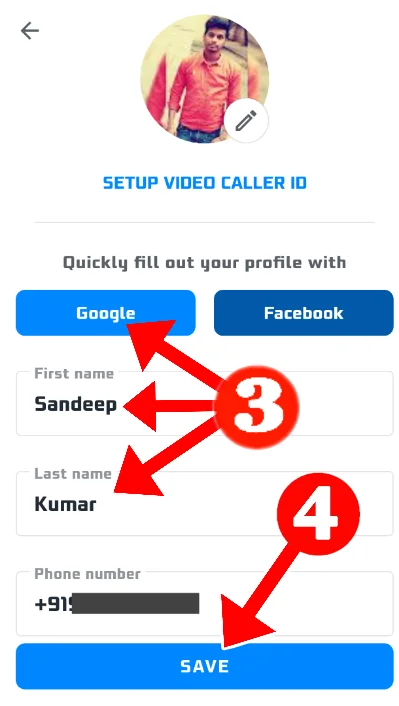 edit truecaller profile