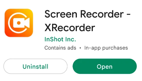 XRecorder App Download