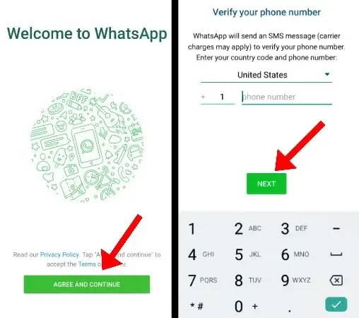 whatsapp par account kaise banate hai