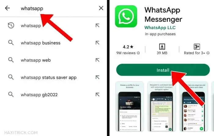 WhatsApp Download Play Store