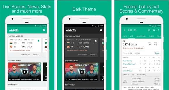 Cricbuzz App to Check Live Cricket Score