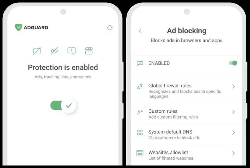 AdGuard Ad Blocking Setting