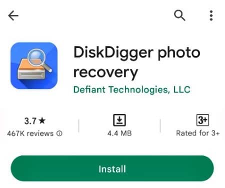DiskDigger Photo Recovery App Download