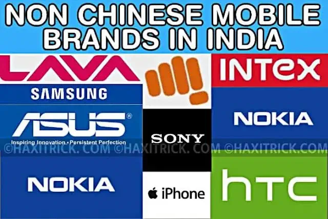 Non Chinese Mobile Companies List in India