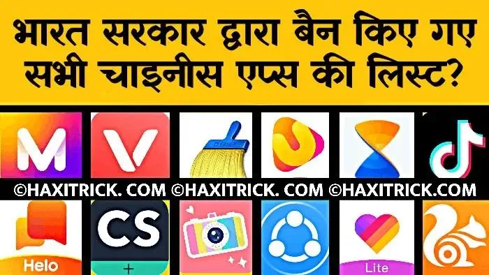 List of All Chinese Apps Banned in India