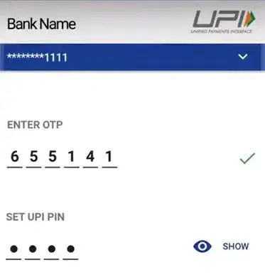 Set UPI PIN on WhatsApp