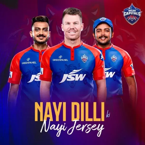 Delhi Capitals New Jersey