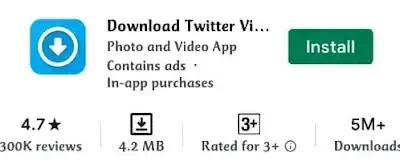 Twitter Video Downloader App