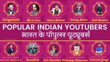 Popular indian youtubers