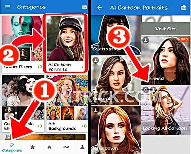 Photo Lab: AI Cartoon Portraits Converter App