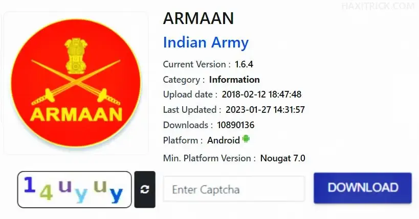 Download Armaan Army App 2025