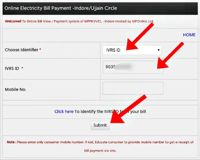 Online Electricity Bill Payment Madhaya Pradesh