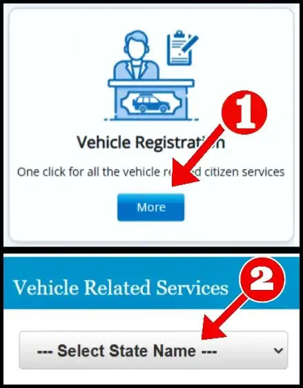 Parivahan.gov.in Website Vehicle Details Check