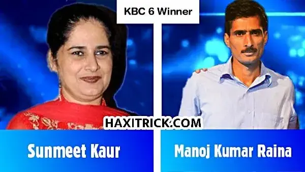 KBC 6 Winner Manoj Kumar Raina & Sunmeet Kaur Sawhney