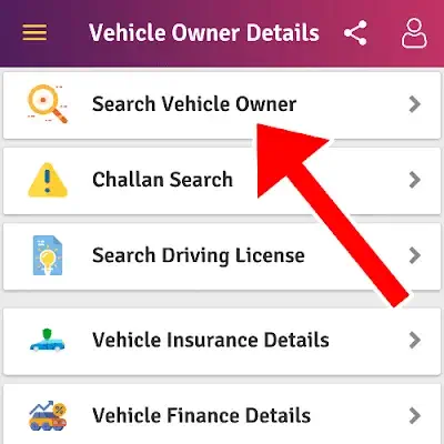 Search Vehicle Owner by Number