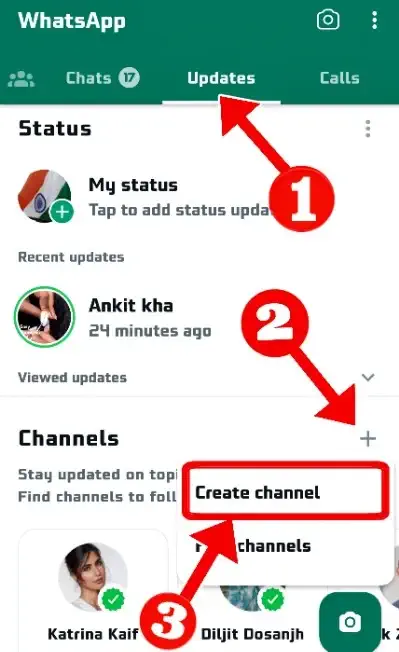 Create New Channel on whatsapp in hindi