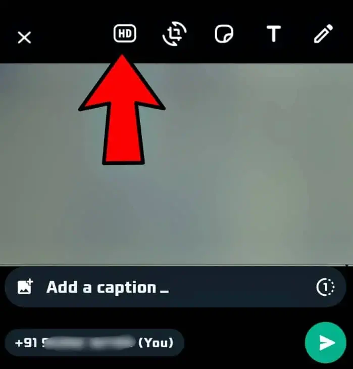 Select HD to Upload High Quality Image