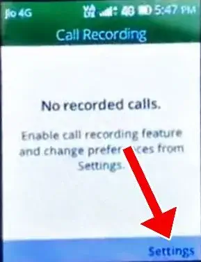 Call Recording Settings