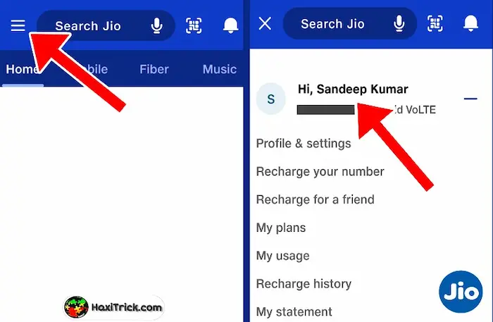 Jio Number Owner Details Check