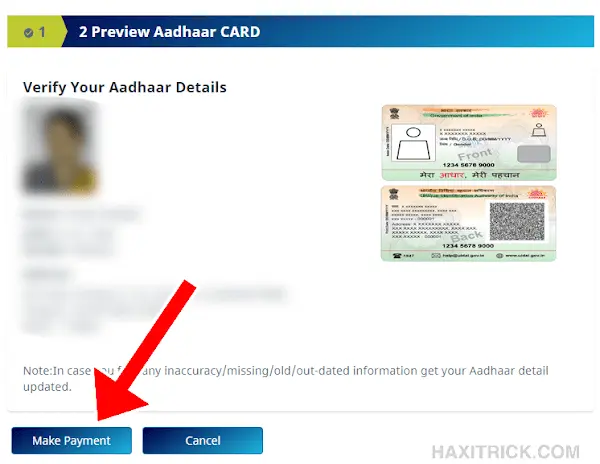 Aadhaar Card Details