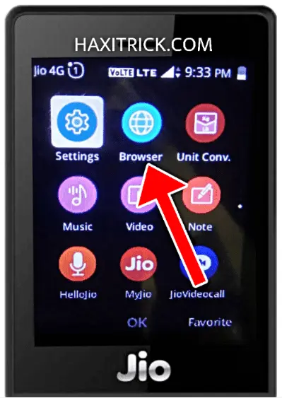 Open Jio Browser an goto Net Speed Testing Website